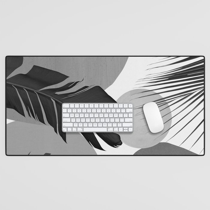 Abstract Banana Palm Leaf Finesse #3 #tropical #decor #art #society6 Desk Mat