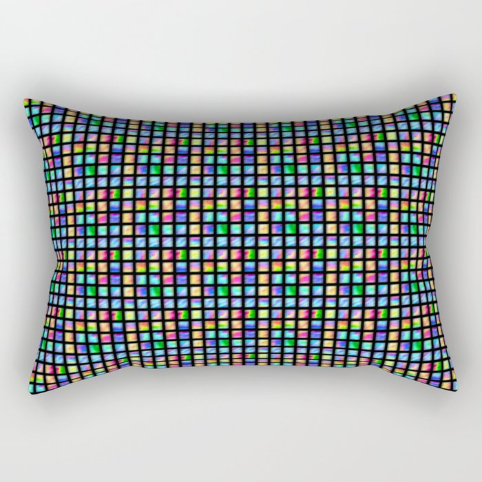 Peacock Tile Rectangular Pillow