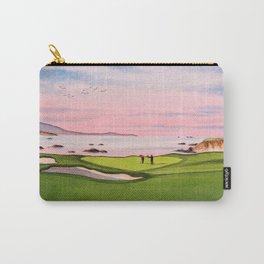 Pebble Beach Golf Course 8th Hole Carry-All Pouch