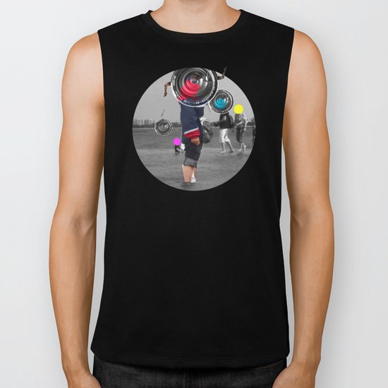 Sea Side Impression - 2b Biker Tank