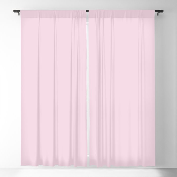 Forget Me Not Pink Blackout Curtain