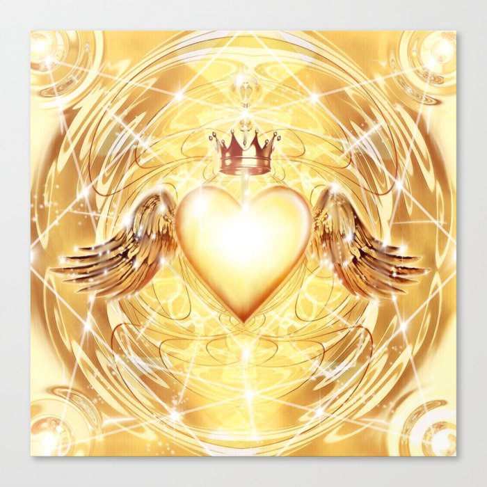 Angelic Heart Canvas Print