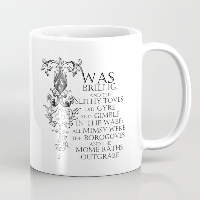 Alice In Wonderland Jabberwocky Poem Coffee Mug