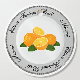 Citrus Festival Plate Cutting Board