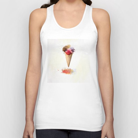 Ice cream Unisex Tank Top