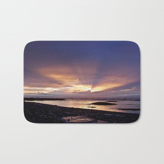 Beams of Light across the Sky Bath Mat