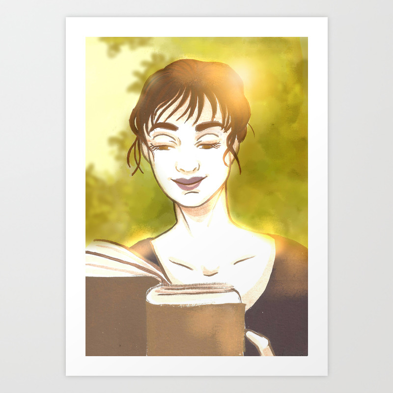 Elizabeth Bennet Art Print By Laranarenee Society6