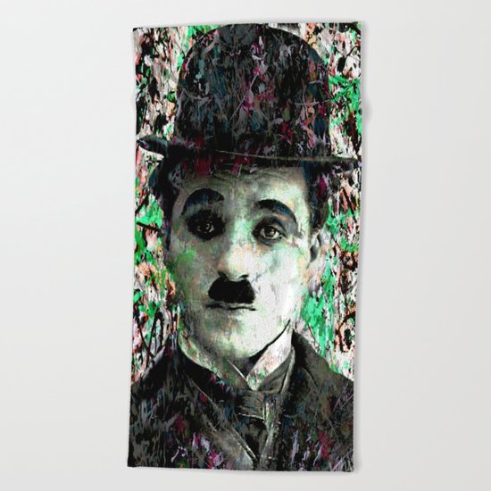 CHARLIE CHAPLIN Beach Towel