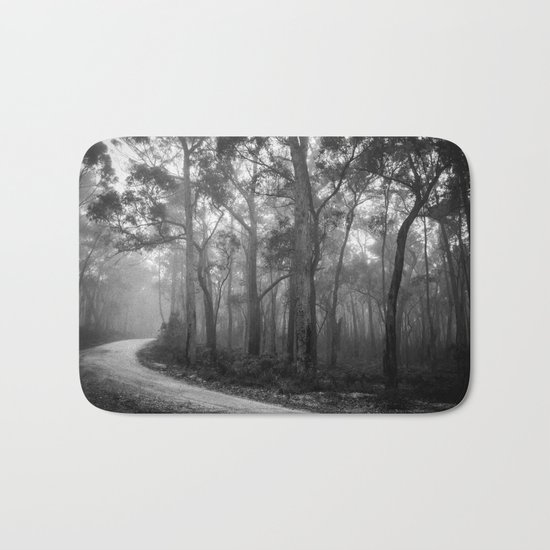 Misty Forest Path Bath Mat