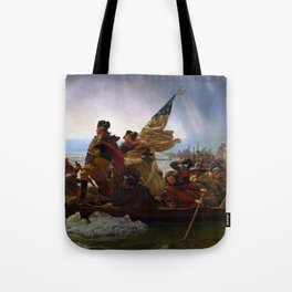 Washington Crossing the Delaware by Emanuel Leutze (1851) Tote Bag