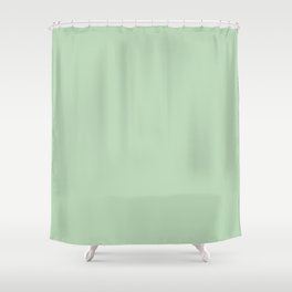 Bungalow Green Shower Curtain