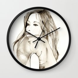 A portrait 1 Wall Clock