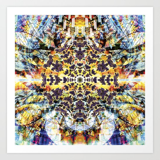 Neurotic Tectonics Art Print