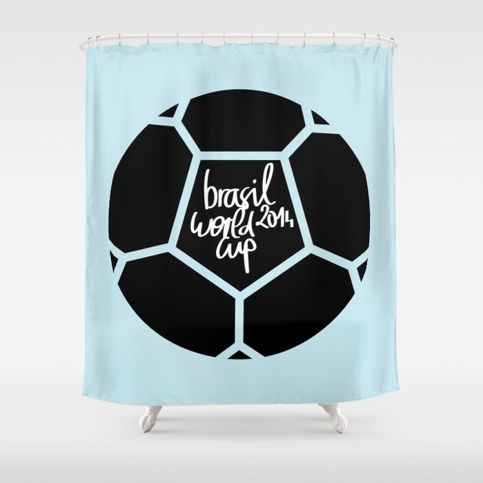 Brazil World Cup 2014 - Poster n°5 Shower Curtain
