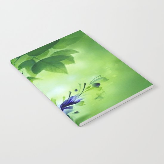 Cascading Bouquet Abstract Notebook