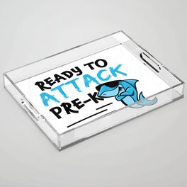 Ready To Attack Pre-K Shark Acrylic Tray