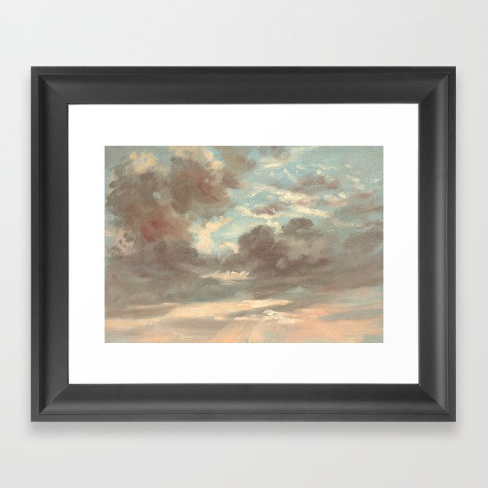 Cloud Study by John Constable 1821 Framed Art Print