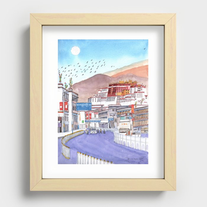 Potala Palace 2 Recessed Framed Print