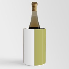 Modern Minimal Colorblock Linden Green Wine Chiller