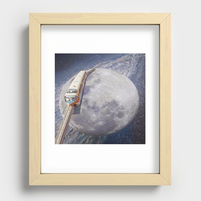 To where? Recessed Framed Print