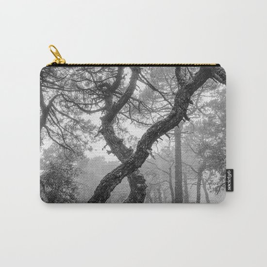 "X". Forest dreams BW Carry-All Pouch