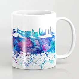 Venezia Italy Skyline Silhouette Impressionistic Blast Coffee Mug