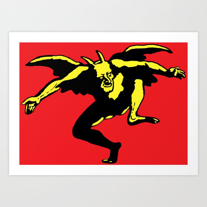 Demon Art Demon Illustration Fantasy Art Art Print By Vincentrussell