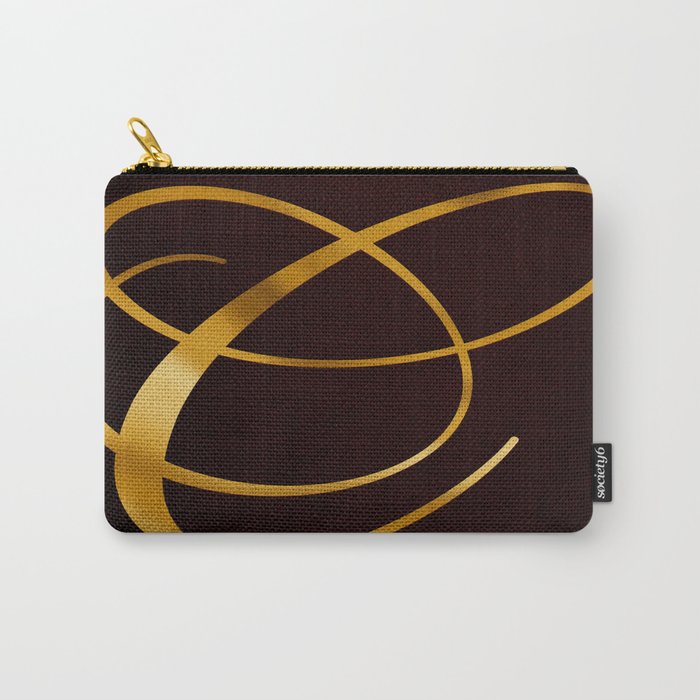 Golden letter C in vintage design Carry-All Pouch