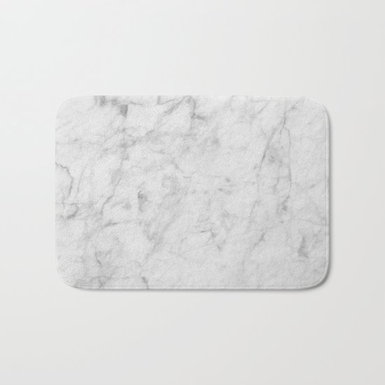 Carrara Marble Bath Mat