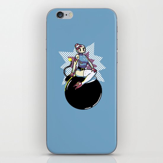 Bomber Babe iPhone & iPod Skin