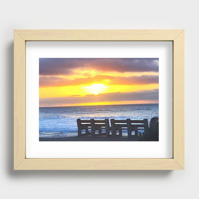 Wish you were here Recessed Framed Print