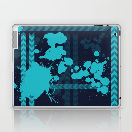 Teal Pattern Laptop & iPad Skin