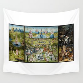 The Garden of Earthly Delights by Hieronymus Bosch (1490-1510) Wall Tapestry