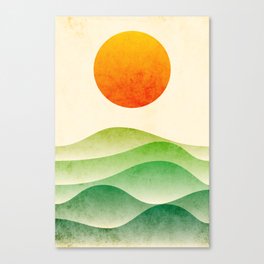 sunrise, spring Canvas Print