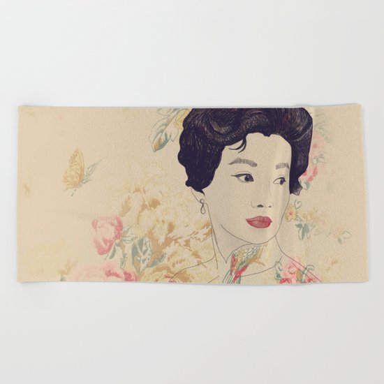 Mrs. Chan Beach Towel