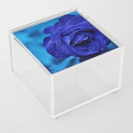 Blue rose Acrylic Box