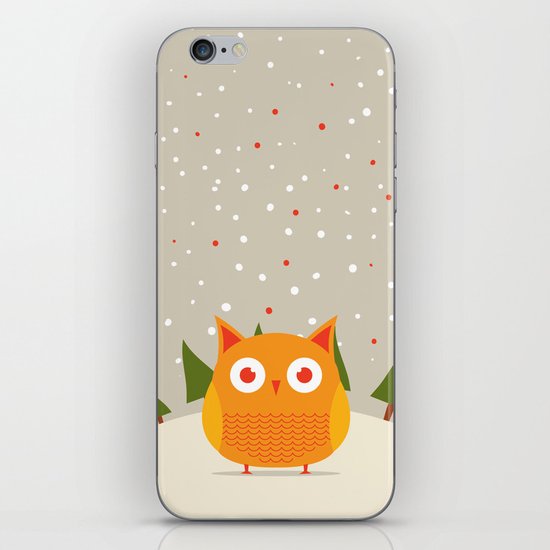 Cute owl iPhone & iPod Skin