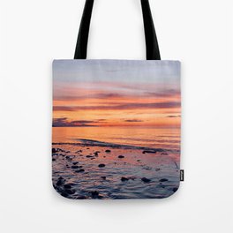 Tropical Ocean Sunset Tote Bag