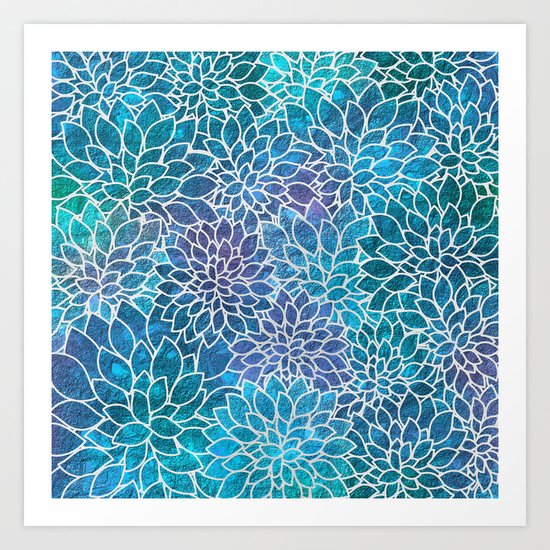 Floral Abstract 10 Art Print