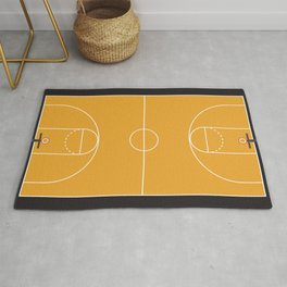 Basketball Court Area & Throw Rug