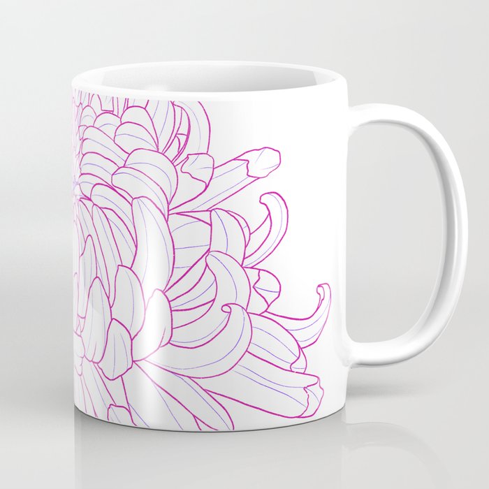 Pink Chrysanthemum Coffee Mug