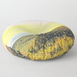 Sunset Over Lake Superior | Autumn Landscape Floor Pillow