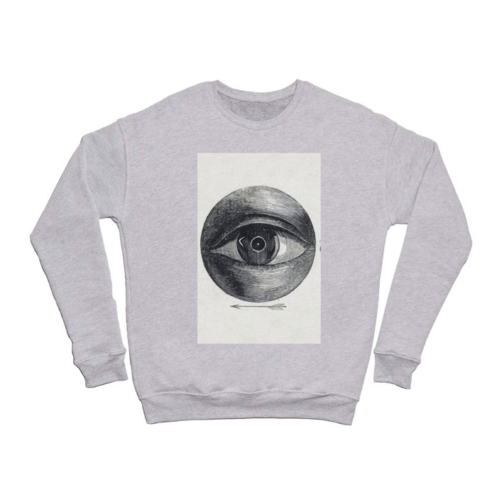 Eye Menselijk oog met een afwijking print Isaac Weissenbruch Crewneck Sweatshirt