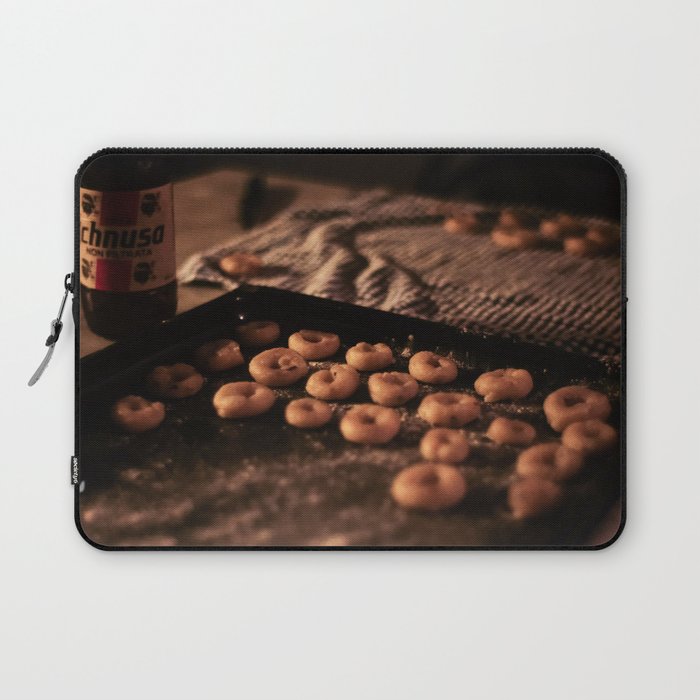 Homemade Appetizer called Taralli in Puglia South Italy Laptop Sleeve