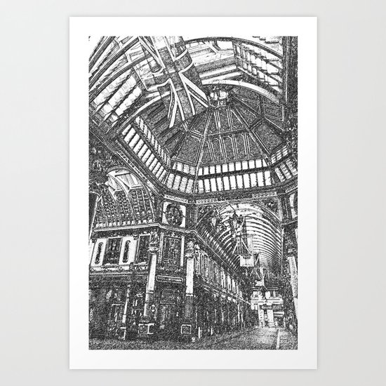 Leadenhall Market London Art Print