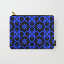 Moroccan Blue Tile Carry-All Pouch