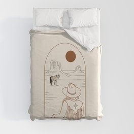 Lost Pony - Rustic Duvet Cover