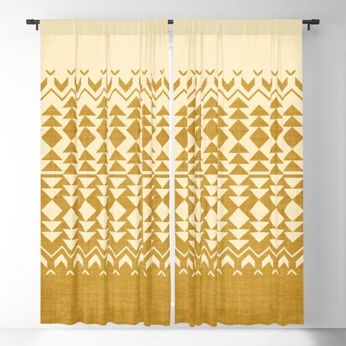 Sollia in Gold Blackout Curtain