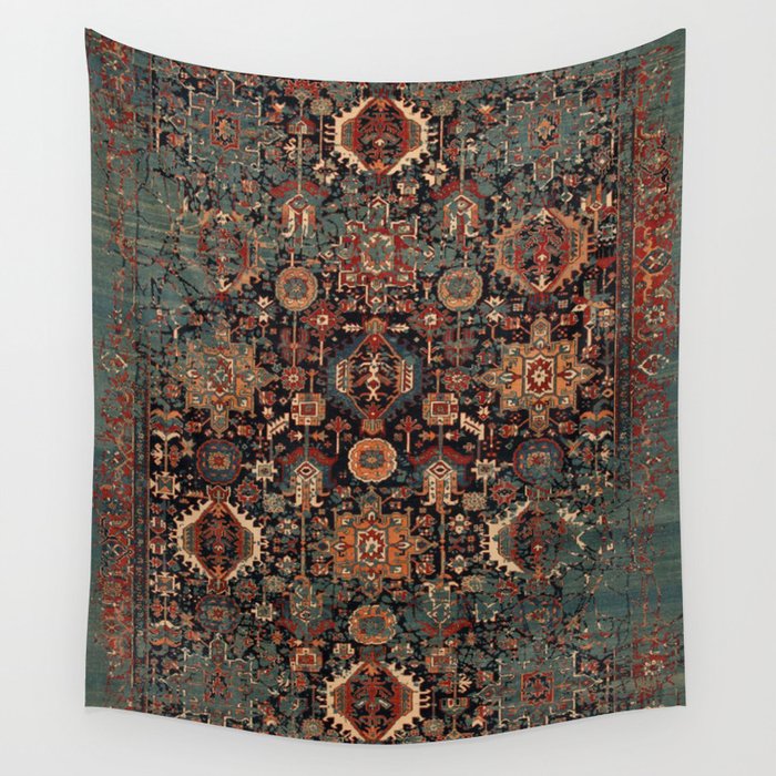 Vintage Traditional Moroccan Rug Wall Tapestry