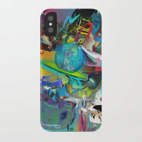Microcrystalline Tendrils iPhone Case